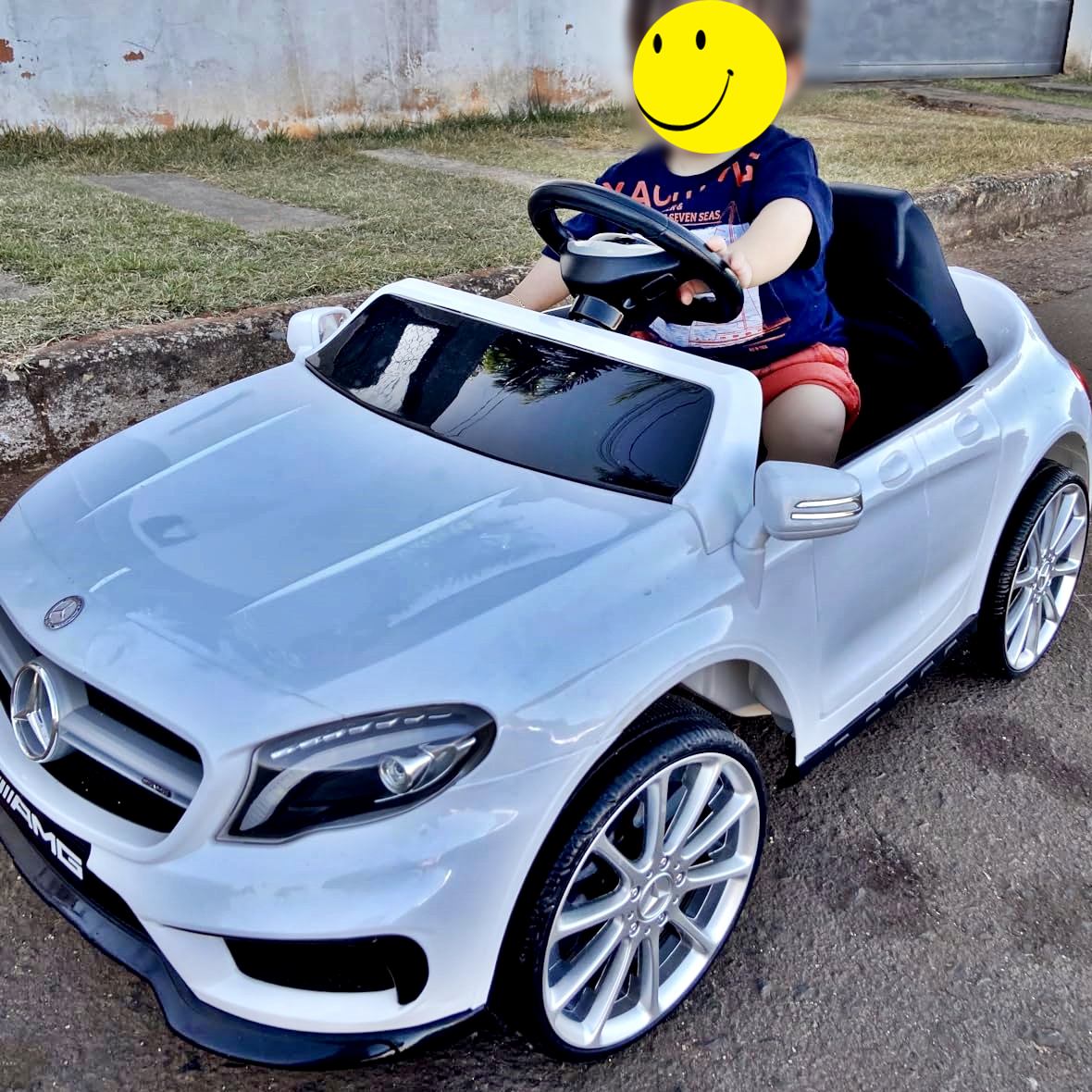 Bang Toys – Veículo Elétrico Mercedez Bens, Branco na Amazon