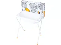 Banheira de Bebê com Suporte e Trocador – Galzerano Standard II Dino Colorida na Magazine Luiza
