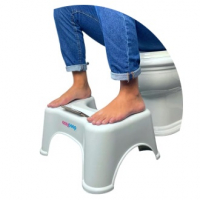 Banquinho De Vaso Sanitário Apoio De Pés Para Cócoras EASYPOOP, Suporte De Celular Exclusivo na Amazon