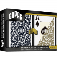 Baralho Class Elite Estojo Duplo Naipe Grande - Preto/Dourado - Copag na Amazon