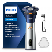 Barbeador Elétrico Shaver Série 3000 6D S3881/00 Philips na Amazon