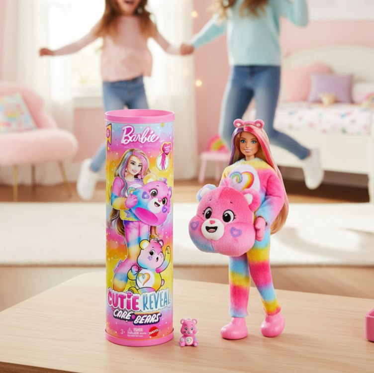 Barbie Cutie Reveal Boneca Ursinhos Carinhosos Urso da União para crianças a partir de 3 anos na Amazon