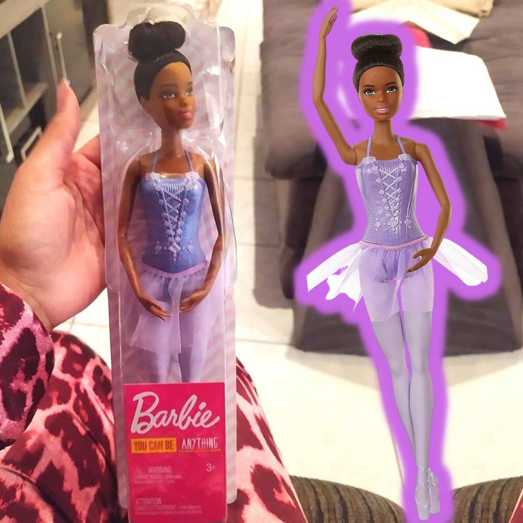 Barbie Profissões Bailarina Vestido Roxo, Multi na Amazon
