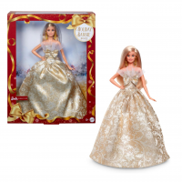 Barbie Signature Boneca Holiday Cabelo Loiro Para Crianças A Partir De 6 Anos na Amazon