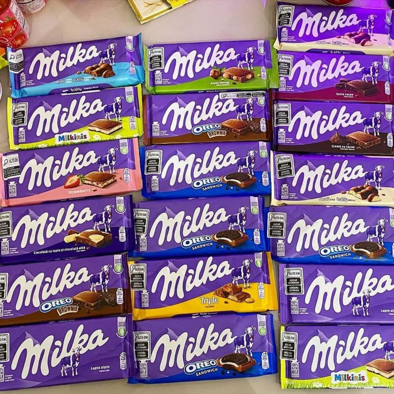 Barra de Chocolate Milka 100G – Vários sabores na Amazon