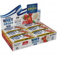 Barra Whey Grego Bar - 12 Unidades De 40g Morango Com Chantilly - Nutrata, Nutrata, 12 Unidades De 40g na Amazon