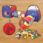 Barraca 4 Em 1 Colorida Barraca Infantil 4×1 Infantil Linda Toca Túnel Para Meninos E Meninas, Presente Para Meninos E Meninas, Brinquedoteca Para Casa Ao Ar Livre na Amazon