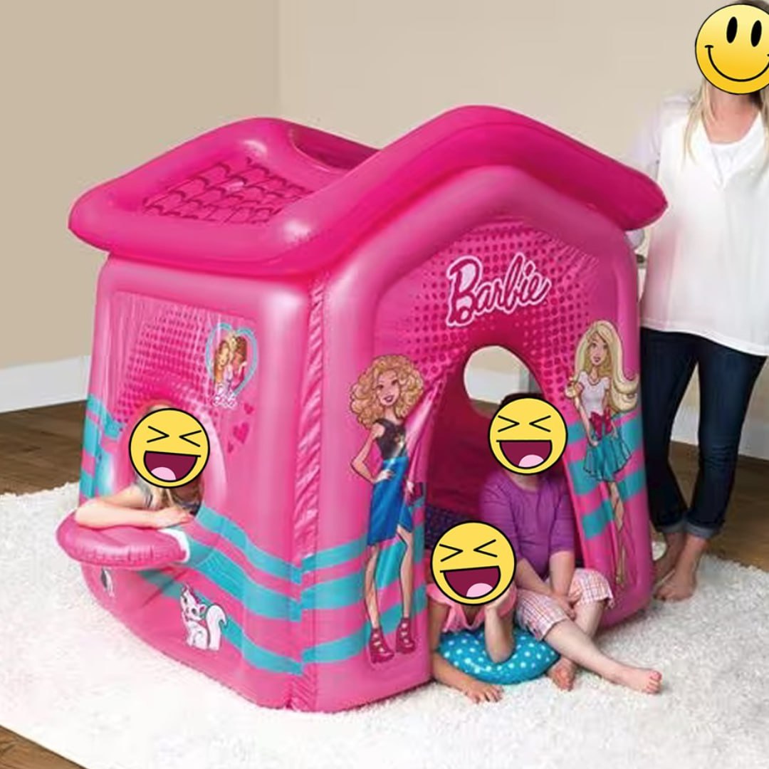 Barraca Bestway Inflável Barbie na Casas Bahia