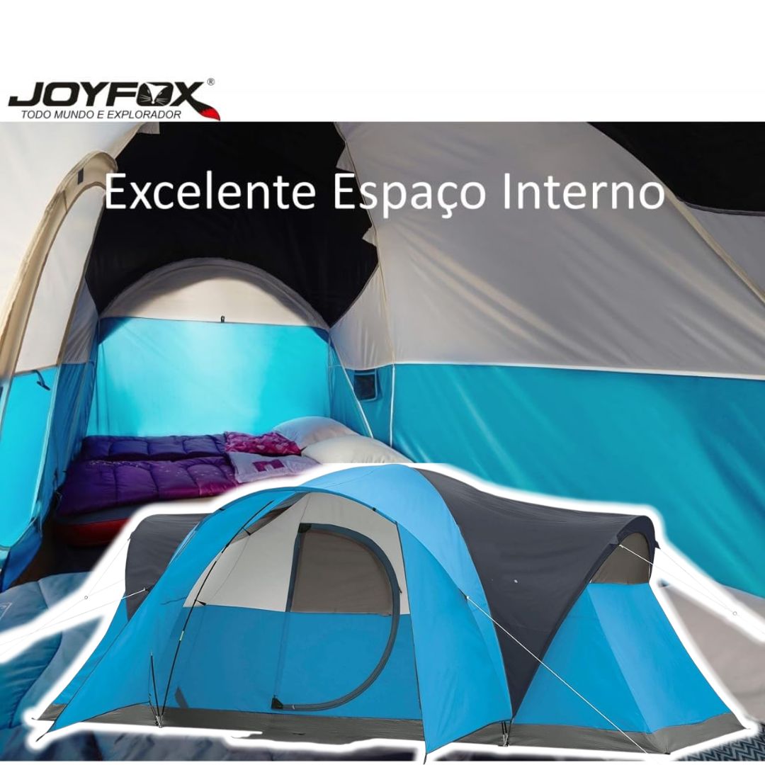 Barraca Camping Família Acampamento 8 10 Pessoas com Grande Varanda, 2 Quartos 1 Sala de Estar, Tenda Família à Prova D’água na Amazon