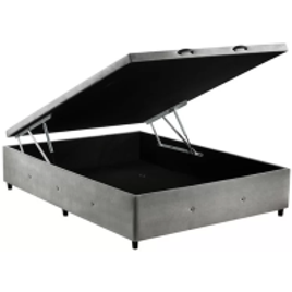 Base para Cama Box Casal com Baú S Design para Colchão de 138cm  -1400 na Lojas Colombo