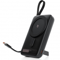 Basike Carregador Portatil, Power Bank Indução 10000mAh Com Suporte Integrado - Marketpace na Amazon