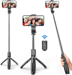 Bastão de selfie portátil, tripé portátil para telefone com controle remoto sem fio removível, tripé de bastão de selfie para iPhone 14, 13, 12, 11, Pro, Xs Max Xr X 8 7 Plus, Android Moto Samsung Google Smartphone, mais na Amazon