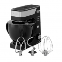 Batedeira Planetária Philco PBP90A 900W, 12 Velocidades + Turbo, Tigela 5L Com Tampa Antirrespingo – Preta na Amazon