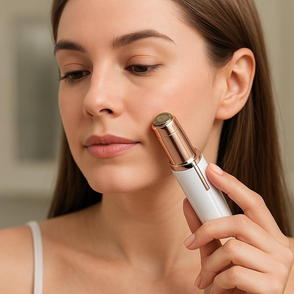 Batom Depilador e Aparador de Pelo Facial Indolor Recarregável Eficaz e Suave na Amazon
