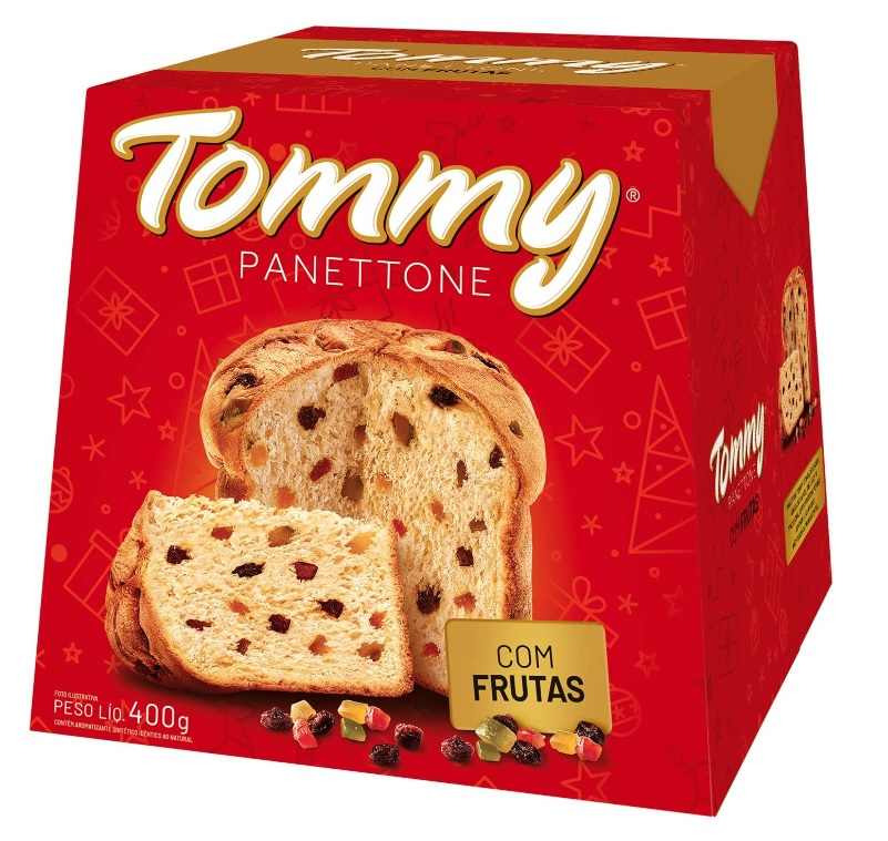 Bauducco Panettone Tommy 400g na Amazon