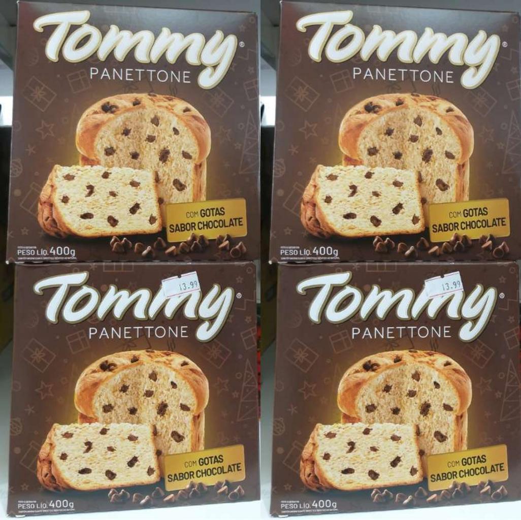 Bauducco Panettone Tommy Gotas de Chocolate 400g na Amazon