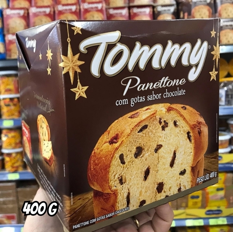 Bauducco Panettone Tommy Gotas de Chocolate 400g na Amazon