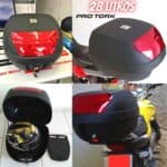 BAULETO PLÁSTICO SUPERIOR 28 LITROS PRO TORK SMART BOX REFLETOR VERMELHO na Amazon