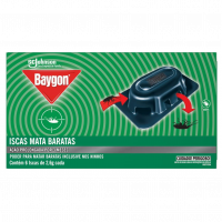 Baygon Inseticida Isca Mata Baratas Caixa Com 6 Unidades na Amazon