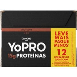 Bebida Lactea com 15g de Proteína YoPRO 250ml - 12 Unidades na Amazon