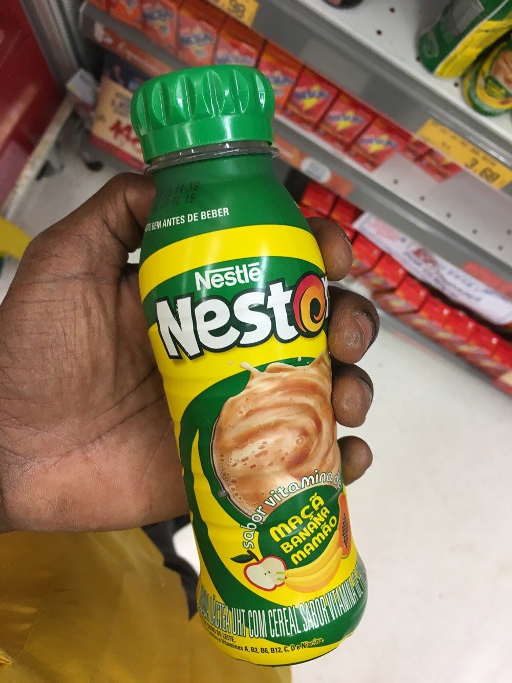 Bebida Láctea, Maçã Banana e Mamão, Neston, 280ml na Amazon