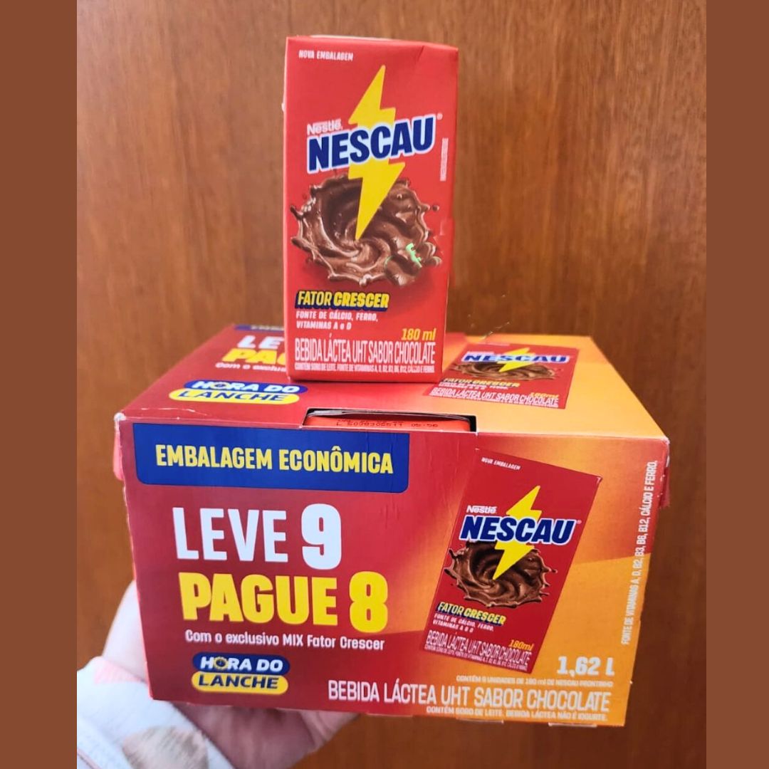 Bebida Láctea Nescau Prontinho 180ml Leve 9 Pague 8 na Amazon