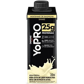 Bebida Láctea UHT Milkshake de Baunilha 25g de Proteínas 250ml - YoPro na Amazon