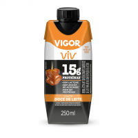 Bebida Láctea UHT Protein Doce De Leite Vigor VIV 250ml na Amazon
