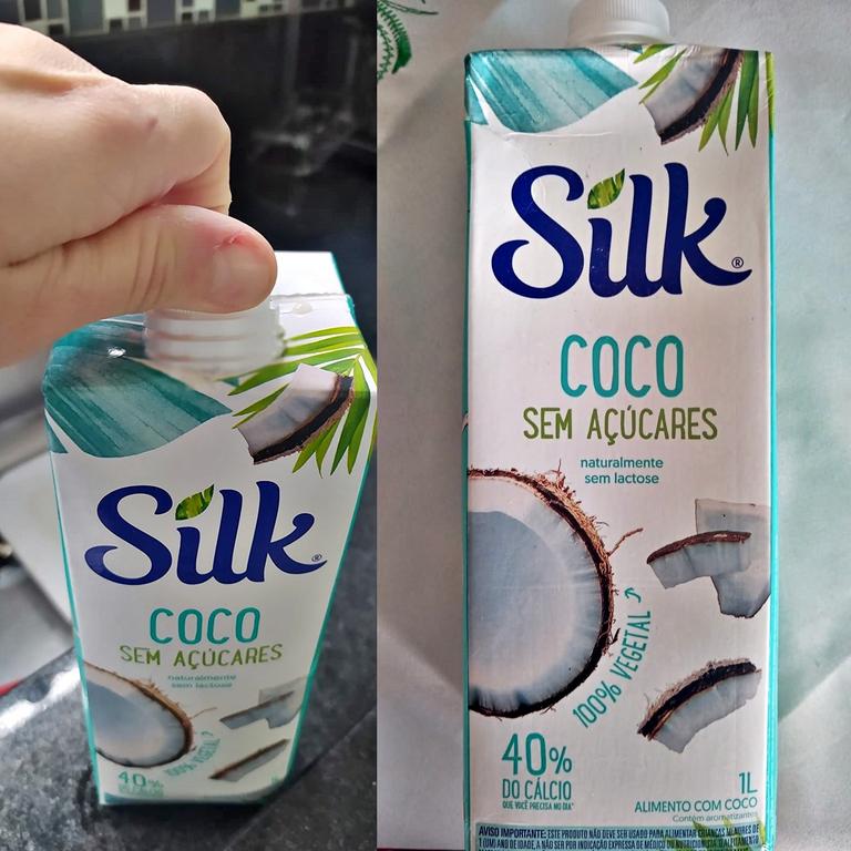 Bebida Vegetal Silk Coco Sem Açúcar 1L na Amazon