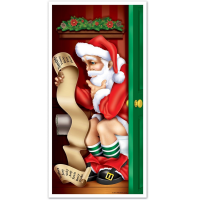 Beistle Capa Para Porta De Banheiro De Papai Noel na Amazon