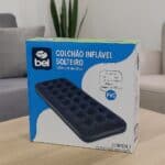 Belfix, COLCHÃO INFLÁVEL SOLTEIRO (185 x 76 x 22 cm) (P55), 110000, Azul na Amazon