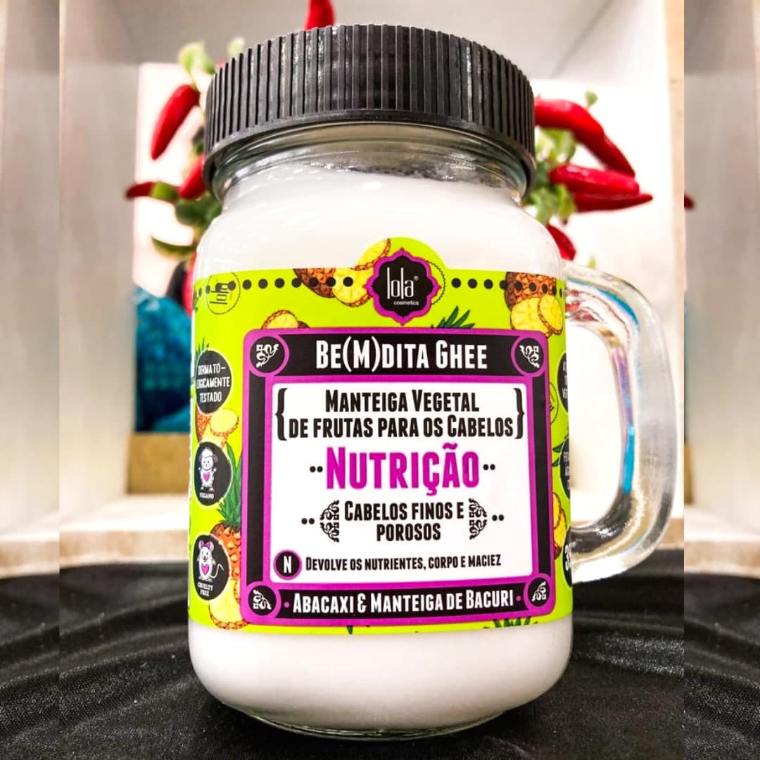 Be(M)dita Ghee Nutrição Abacaxi, Lola Cosmetics, 350g na Amazon
