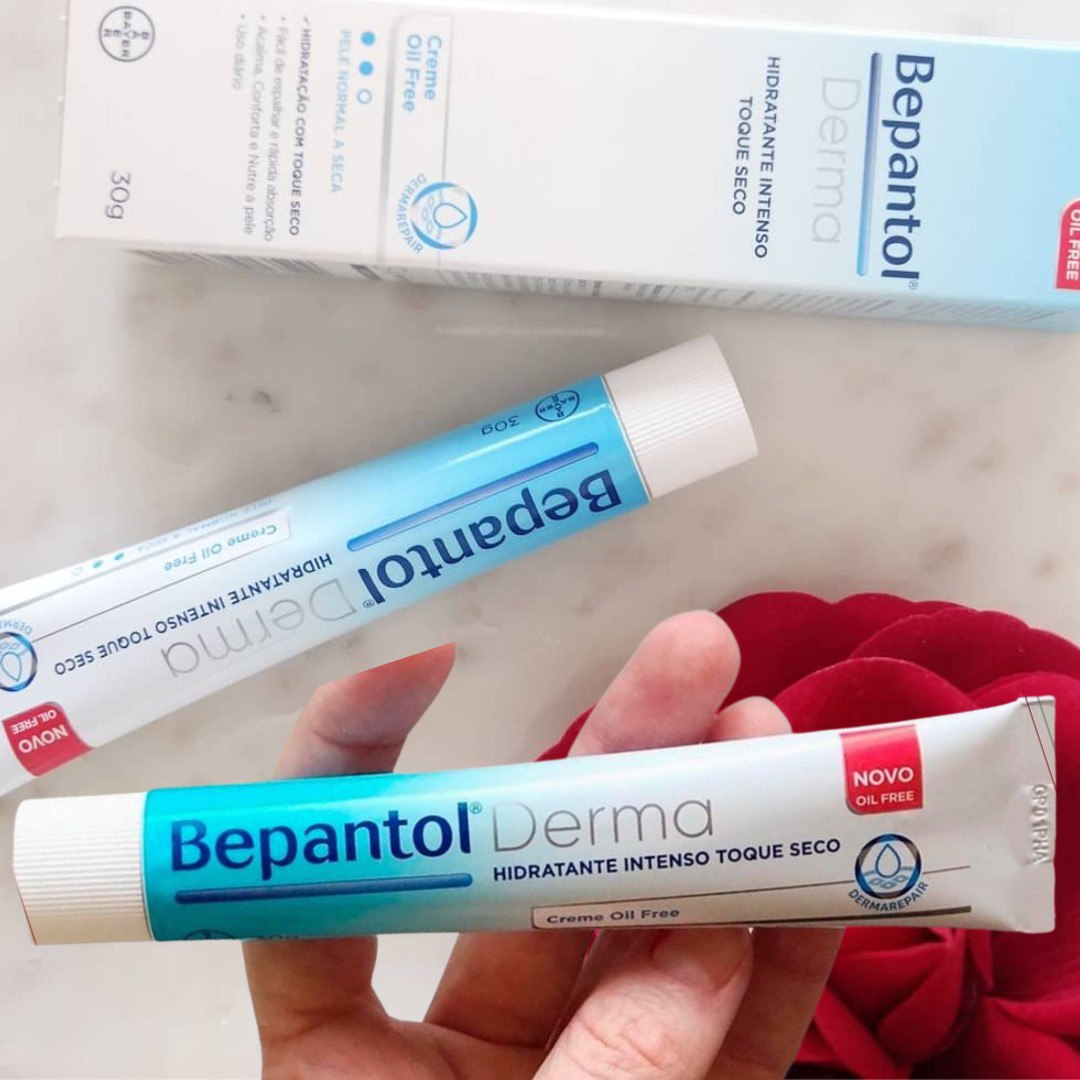 Bepantol Derma Hidratante Facial, Hidratante Corporal, Creme Hidratante para Rosto e Corpo para Pele Normal e Pele Seca, Bepantol Derma Toque Seco 30g na Amazon