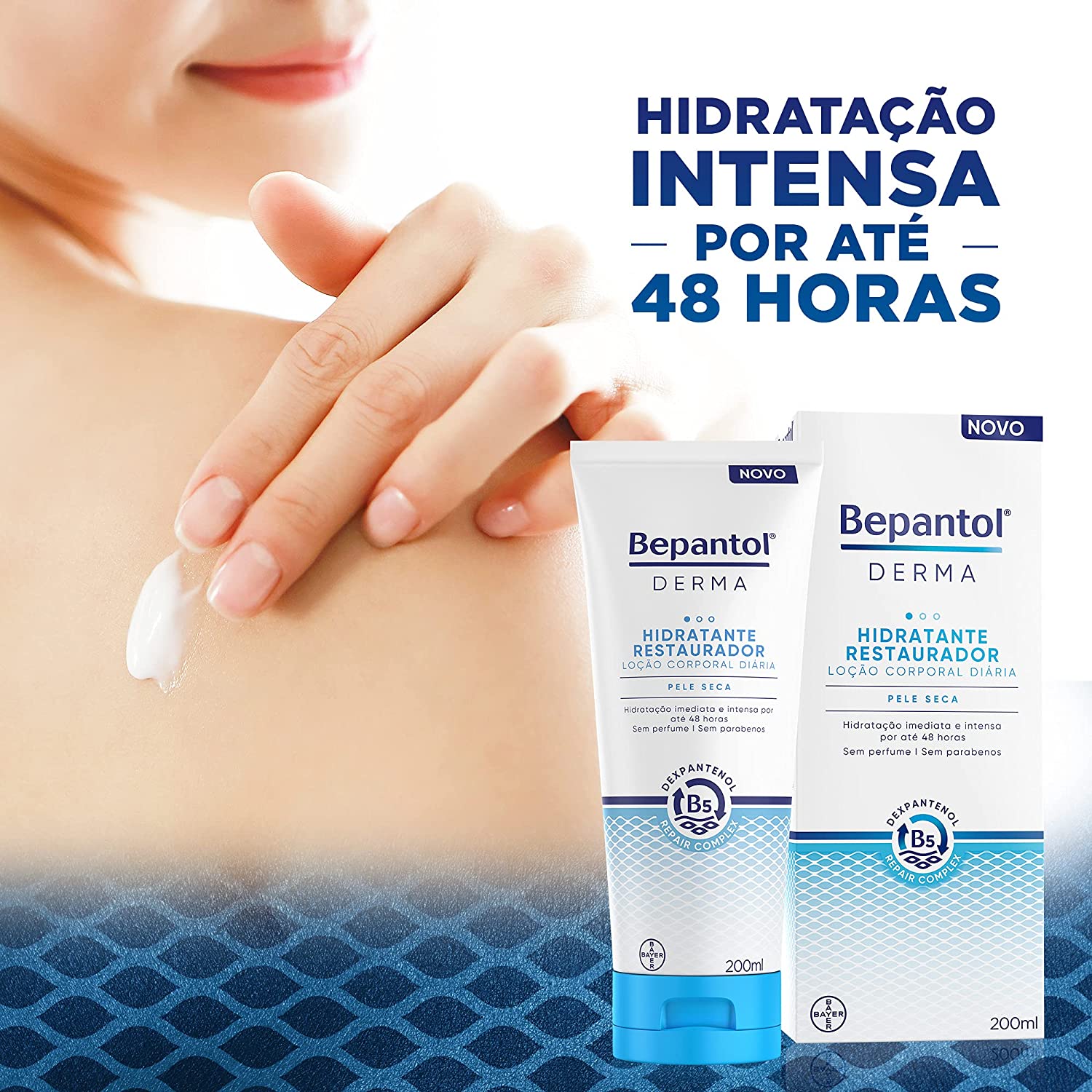 Bepantol Derma Hidratante Restaurador – Loção Corporal Diária 200ml, Bepantol na Amazon