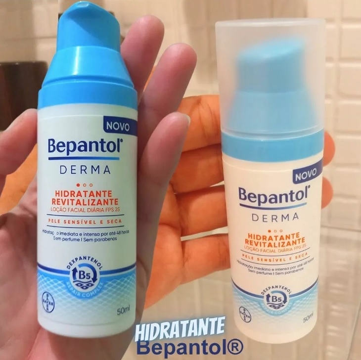 Bepantol Derma Hidratante Revitalizante Loção Facial Diária Fps 25 50Ml, Bepantol na Amazon