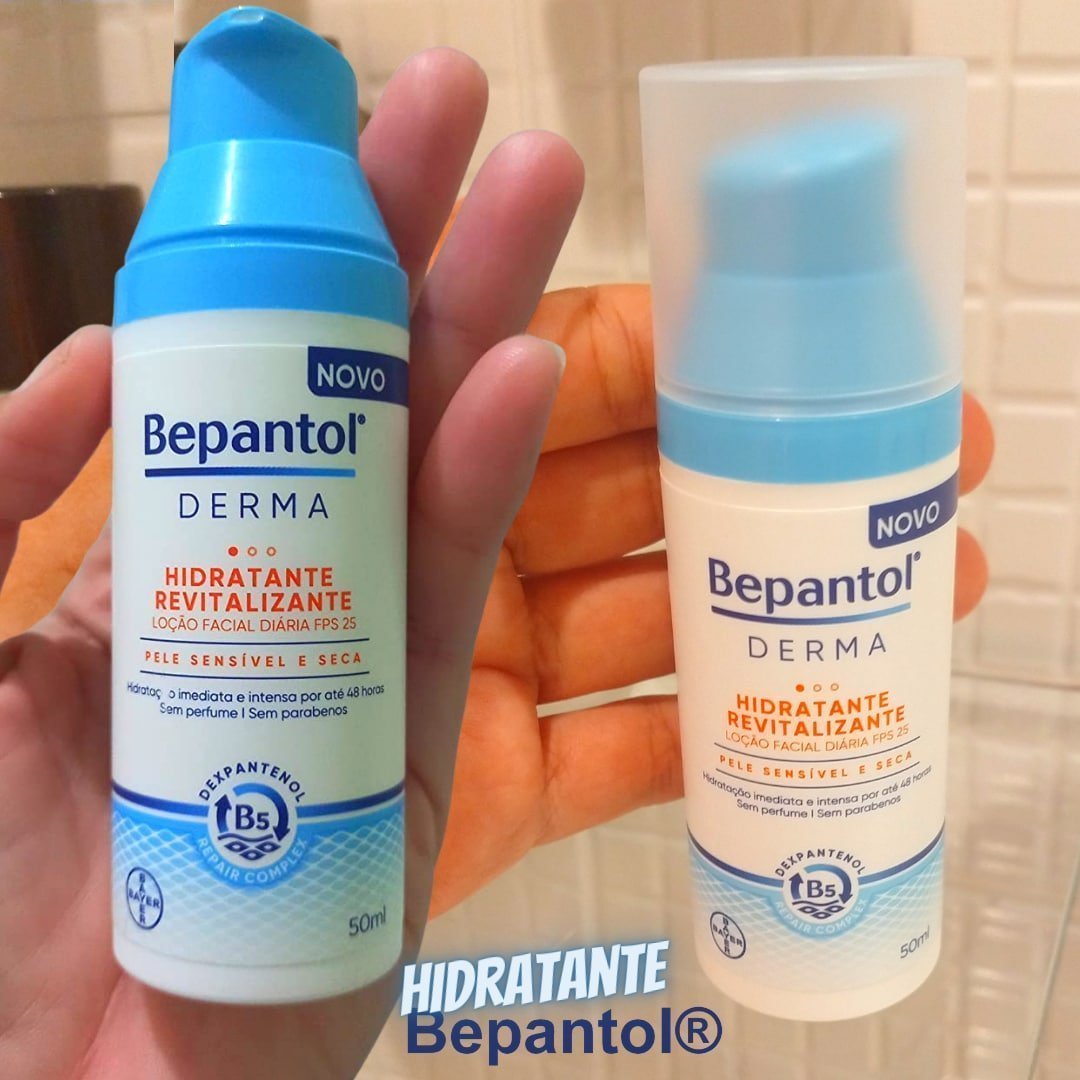 Bepantol Derma Hidratante Revitalizante Loção Facial Diária Fps 25 50Ml na Amazon