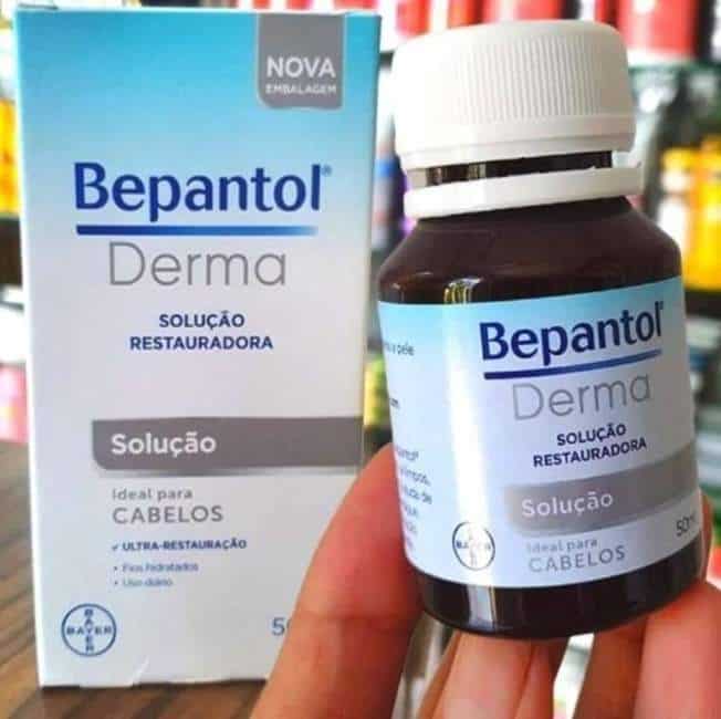 Bepantol Derma Solução Hidratante e Restauradora para Cabelo, Anti Frizz e Nutrição, 50ml na Amazon