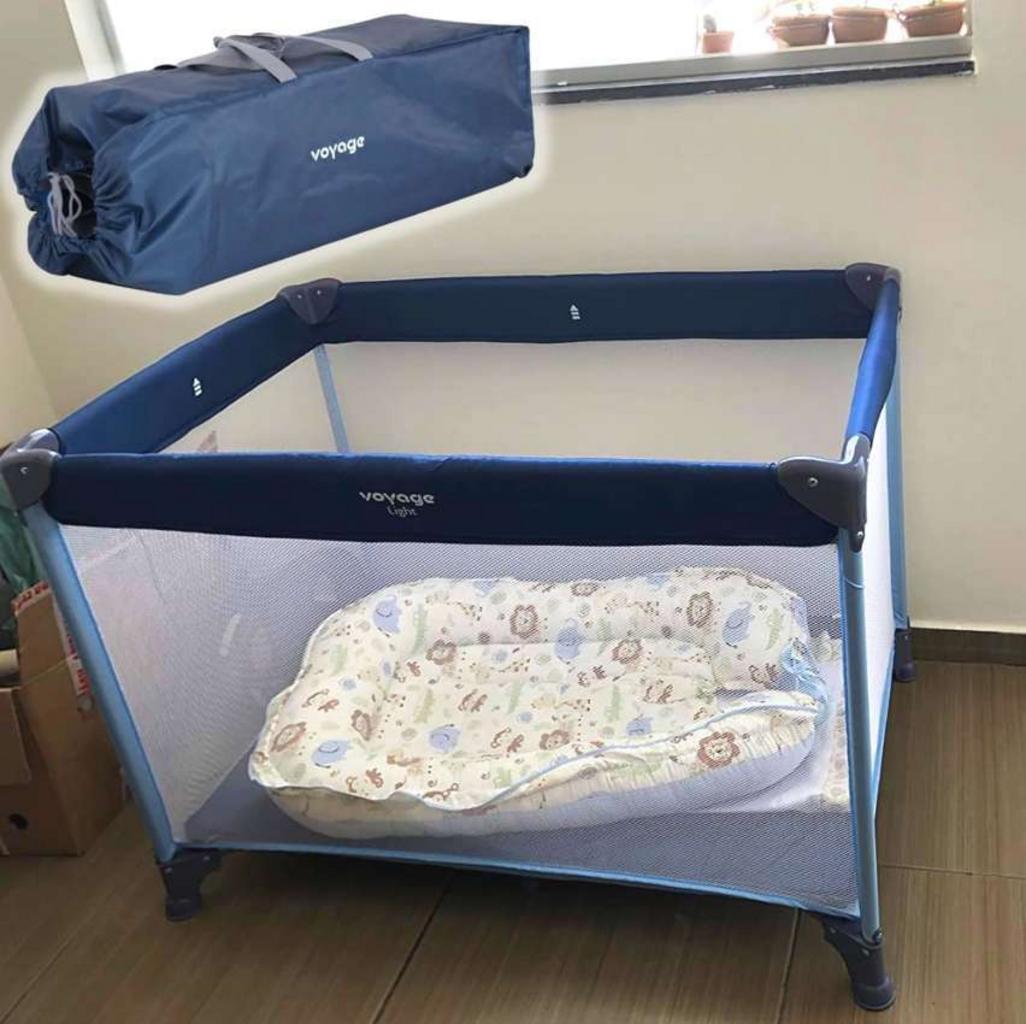 Berço Light Voyage Azul na Amazon