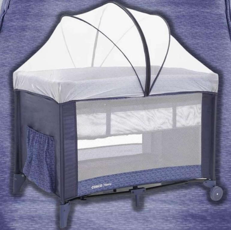 Berço Nanny, Cosco, Azul Rajado na Amazon
