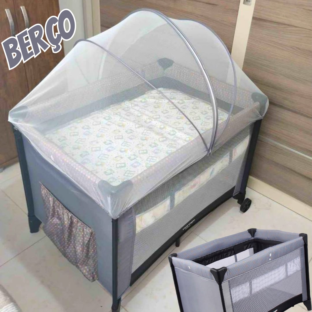 Berço Portátil Sleep Cinza – Voyage na Amazon