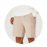 Bermuda Cargo Masculina Comfort - Bege na Outlet Espaço Hering