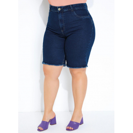 Bermuda Jeans Barra Desfiada Sawary Plus Size - Sawary Jeans na Posthaus
