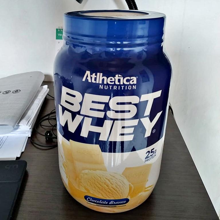 Best Whey (900G) – Sabor Chocolate Branco, Atlhetica Nutrition na Amazon