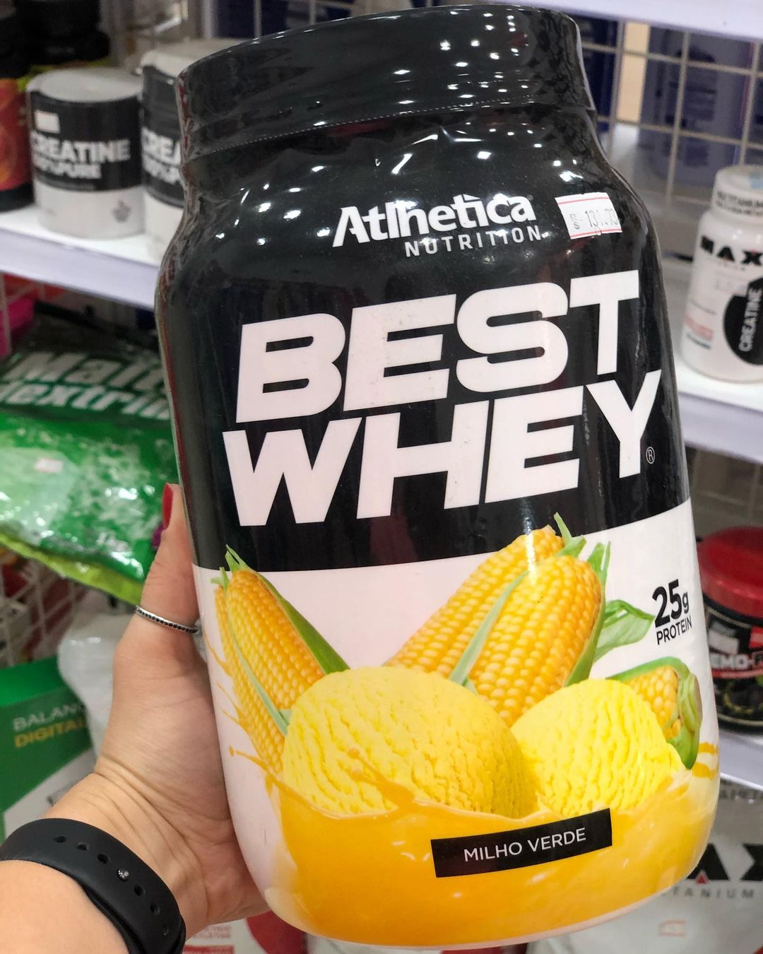 Best Whey (900G) – Sabor Milho Verde Frape, Atlhetica Nutrition na Amazon