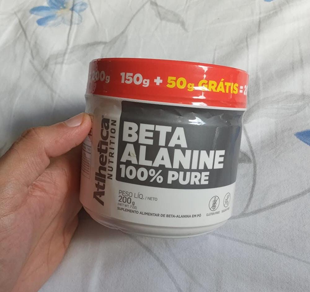 Beta-Alanine 100% Pure 200 g (150g + 50g GRATIS), Atlhetica Nutrition na Amazon