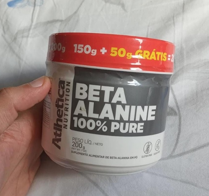 Beta-Alanine 100% Pure 200 g (150g + 50g GRATIS), Atlhetica Nutrition na Amazon