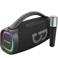 BETTDOW Caixa De Som Bluetooth Portátil 50W Com Microfone, Grave Poderoso, Iluminação RGB - AB4092 Preto na Amazon