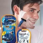 Bic Aparelho De Barbear Comfort 3 Advance Pele Normal Azul 3 Lâminas Fita Lubrificante 9298491 Leve 4 Pague 3 na Amazon