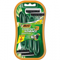 BIC Aparelho De Barbear Comfort 3 Advance Pele Sensível Verde C/ Fita Lubrificante 9298501 na Amazon