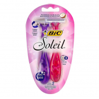 BIC Aparelho De Depilar Soleil Rosa E Roxo Com Fita Lubrificante De Óleo De Coco- 2 Uni. na Amazon